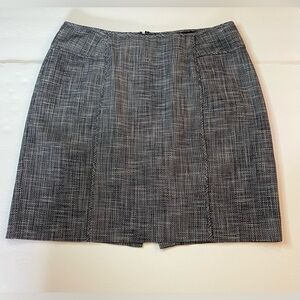 Banana Republic Tweed Pencil Skirt Navy / White Size 12